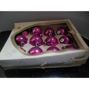 Vintage Delta Glass Ball mercury Xmas